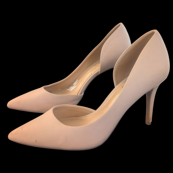 EUC Jessica Simpson Prizma Womens Nude Slip On Pointed Toe Pump Heels Size 10 - Picture 1 of 9